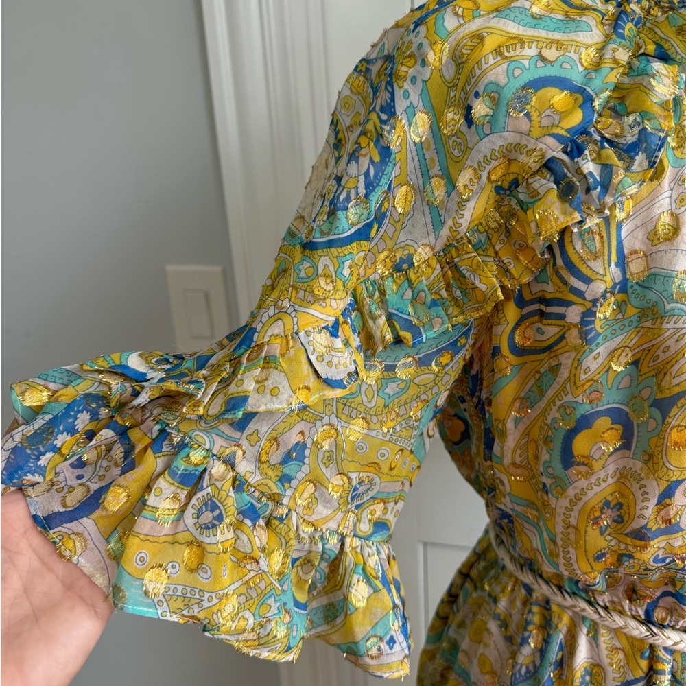 Shoshanna Giada Dress Sunrise size 6 - Picture 6 of 15